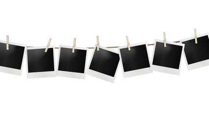 Blank photo frame