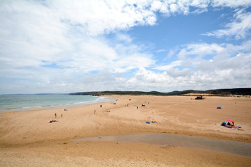 Fototapeta na wymiar Praia da Bordeira, Beach near Carrapateira West coast Algarve
