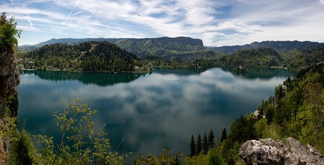 Panorama of Bled Lake