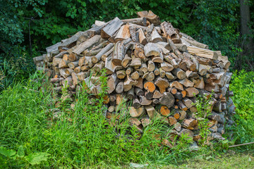 Pile of firewood