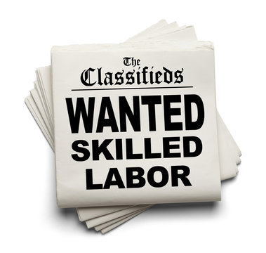 Wanted Skilled Labor