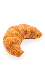 Croissant isolated on white