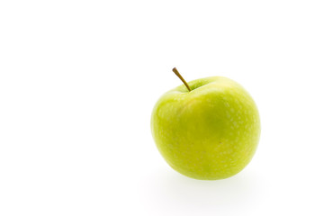 Green apple isolated on white