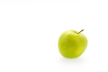 Green apple isolated on white