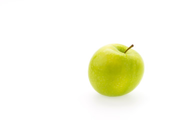 Green apple isolated on white