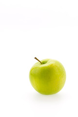 Green apple isolated on white