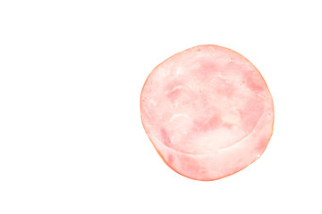 Ham isolated on white