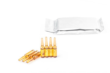 Vials of medications with Seal pakage