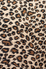 Leopard pattern fabric