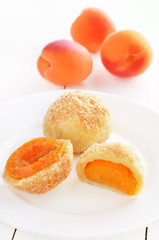 Dumplings with apricots