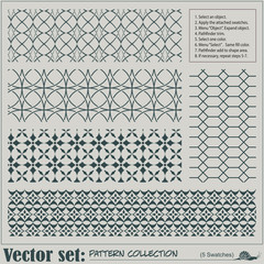 Vector abstract seamless pattern for decoration and design