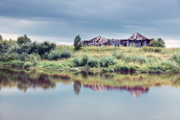 abandoned house