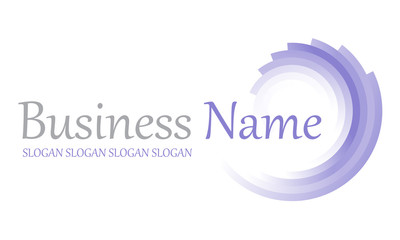 Logo dégradé mauve