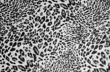 The texture of fabric stripes leopard - 69190810