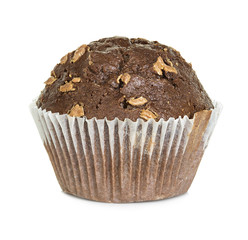 muffin isolated on white background