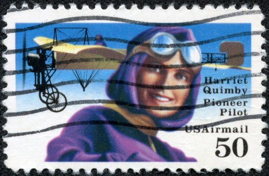 image of the pioneer lady pilot, Harriet Quimby