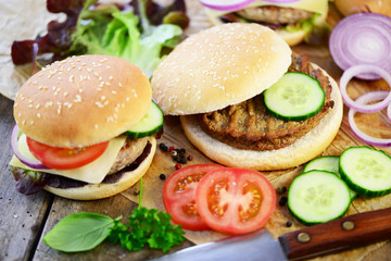 Semmel Käse Fleisch