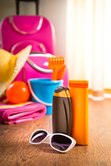 Summer vacations packing