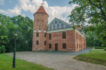 Fototapeta premium Castle in Raudondvaris, Lithuania