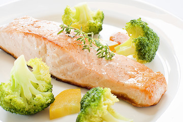salmon steak