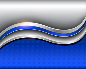 Abstract background silver blue