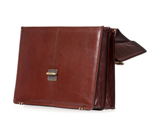 Leather briefcase