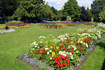 Jephson Gardens in Leamington Spa, Warwickshire