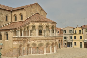 Fototapeta na wymiar Church of Santa Maria e San Donato in Murano, Italy