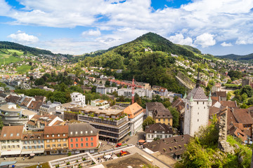 [Europa - Schweiz] Stadt Baden von Oben