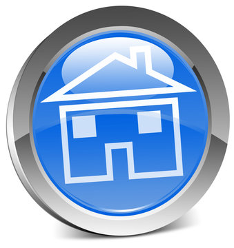 bouton maison internet