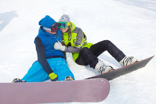 snowboarding