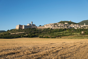 Fototapeta na wymiar Panoramic view of Assisi