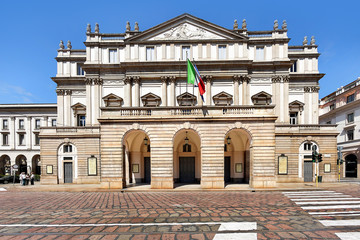 Teatro alla Scala in Mailand - obrazy, fototapety, plakaty
