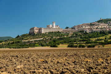 Panoramic view of Assisi