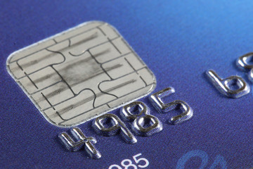 Close up credit card