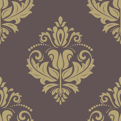 Orient Seamless Vector Pattern. Abstract Background