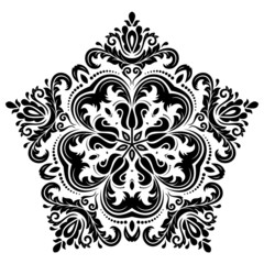 Orient Vector Pattern. Abstract Background