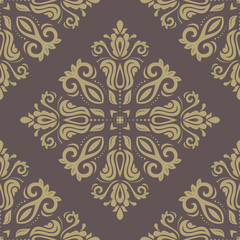Orient Seamless Vector Pattern. Abstract Background