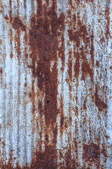 Galvanized iron with stain
