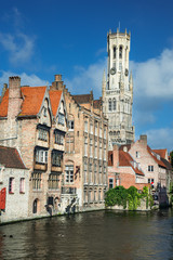 Belfort tower, Bruges in Belgium