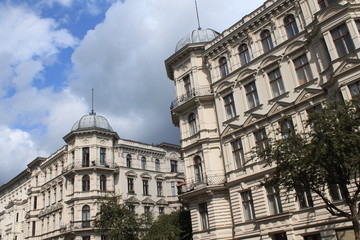 Berliner Altbauten in der Kreuzberger Hagelberger Straße