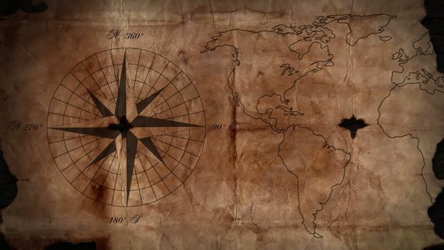 old map of tourist flows