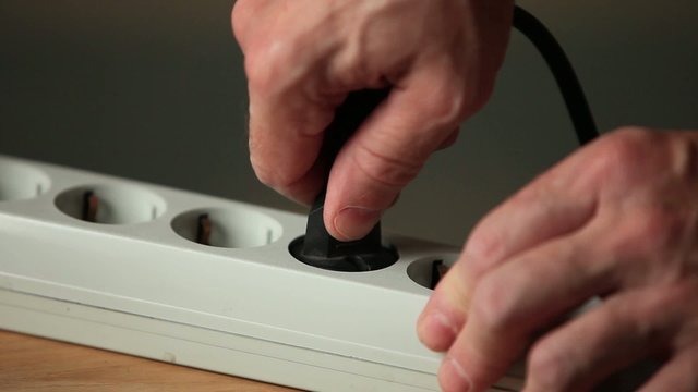 Plugging  into the socket