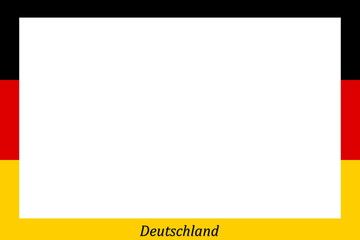 Obraz premium Rahmen Deutschland
