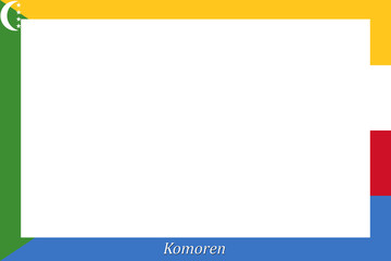 Obraz premium Rahmen Komoren
