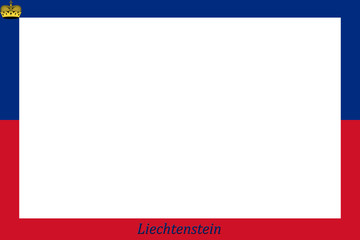 Rahmen Liechtenstein - obrazy, fototapety, plakaty