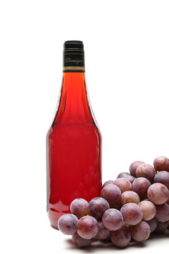 aceto di vino rosso in bottiglia