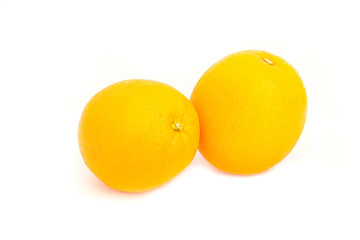 orange on white background