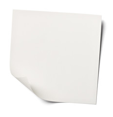 white note paper office business