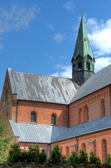 Fototapeta na wymiar Sorø Klosterkirke Sjælland Danmark